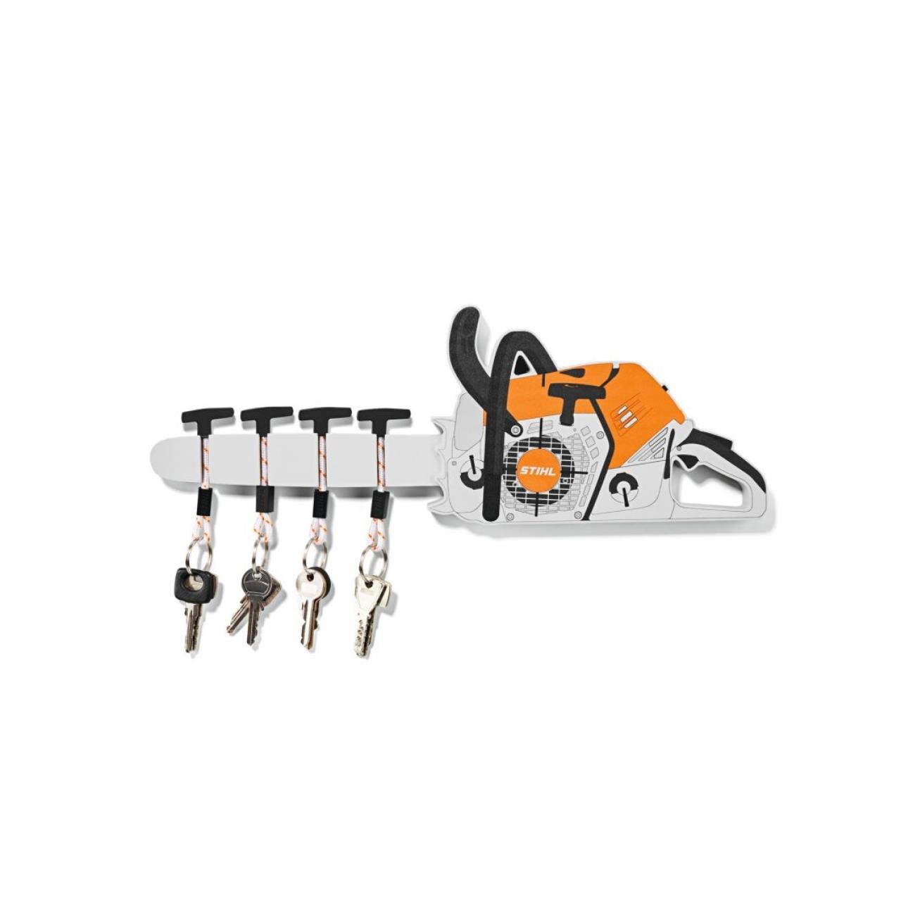 Schlüsselbrett Motorsäge + Magnet