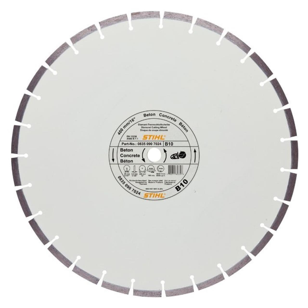 "Trennscheibe D-B10 Ø 300mm/12"""